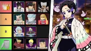 ALL UNITS TIER LIST for DEMON SLAYER UPDATE! | Anime Last Stand