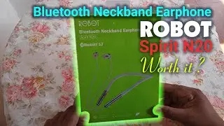 Review Robot Bluetooth Neckband Earphone Spirit N20