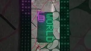 P10 RGB Matrix Set Text via Esp8266 Web Interface.