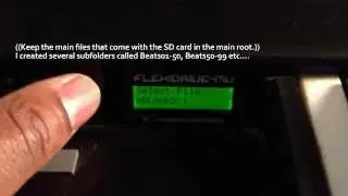 FlexiDrive in use with the Ensoniq ASR 10