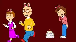 Arthur and DW Ditch their Mom's Birthday/Grounded