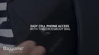 Easy cell phone access with this crossbody bag