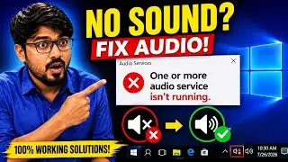 one or more audio service isn't running