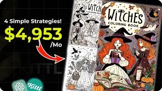 The New $5000/Month AMAZON KDP Side Hustle Using Kittl (Worldwide)