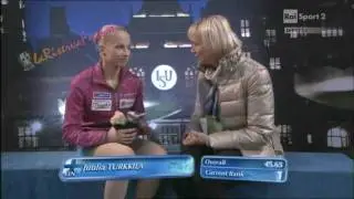 Europei Sheffield LADIES SP -7/28- Juulia TURKKILA  - 27/01/2012