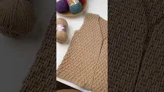 Alize Cotton Gold ile Zarif Yelek