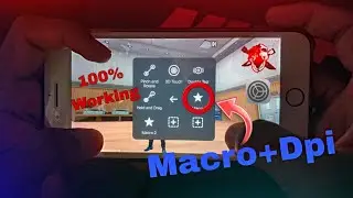 ✅RED BUTTON⭕️ MACRO+DPI 💀in any ios device