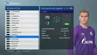 Pes 2019- Schalke 04 - Players Faces & Ratings