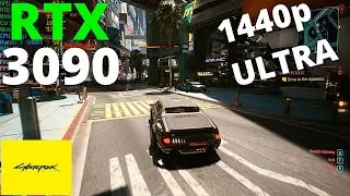 Cyberpunk 2077: RTX 3090 + AMD Ryzen 7 5800X | 1440p Max Settings Benchmark | RTX: On | DLSS: Auto