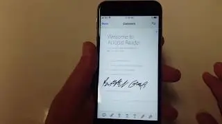 How to sign PDF files on an iPhone Or iPad IOS September 2018