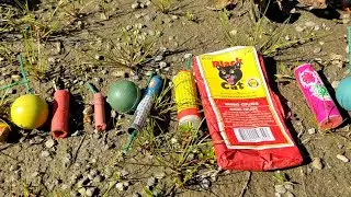 Lighting off a bunch of random Fireworks!