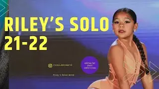 Adrenaline Dance Competition 2021 2022- Riley's Solo