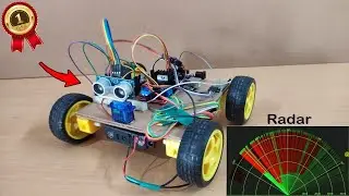 Smart Robot with Radar - Best winning science Project