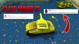 Place 11,111 Mines in Duel Map!? Challenges Video #5 - Tanki Online