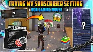 Trying My Subscribers Setting Bluestack 5 Best Headshot Setting For Non Gaming Mouse