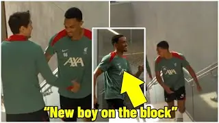 Trent Alexander-Arnold's Excited Reaction to Federico Chiesa