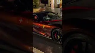 Traffic in Monaco🇲🇨😮 #monaco #nightlife #812competizione #ferrari #multimillionaire #supercar