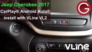 How to disassemble dashboard of Jeep Cherokee 2017 and install GROM VLine VL2 CarPlay Android Auto