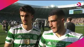 Celtic's Jota and Liel Abada speak after winning the Scottish Cup and sealing the treble