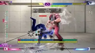 Street Fighter 6 Terry Bogard Corner to corner 6311 "Just stay down!"