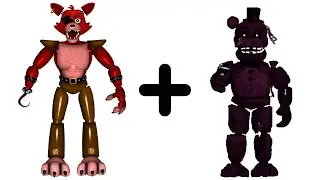 GLAMROCK FOXY + SHADOW FREDDY = ??? | FNAF ANIMATION