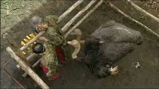 I'm a Celeb- George and Brian ostrich task [High Quality]