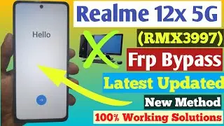 Realme 12X 5G FRP Bypass | All Android 14 | New Method  Realme 13 / 12 Pro 5G FRP Bypass | 100% free