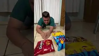 SALGADINHOS NO BAFÃO! DORITOS OU RUFFLES?