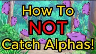 How To NOT Catch An Alpha Pokemon In PokeMMO!