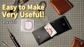 Leather Craft Easy Handmade Project Part 2