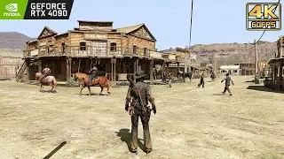 Red Dead Redemption - 4K 60fps Gameplay (RTX 4090) Xenia Emulator