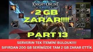 Knight Online I Pazarda Bu İteme Dikkat! 2 GB Zarar Ettiren Bilinmeyen o İtem!