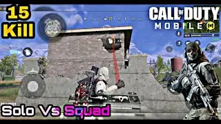Call of Duty Mobile 15 Kills Solo vs Squad Pro Gameplay 🔥🔥||  ASTERISK GAMERZ