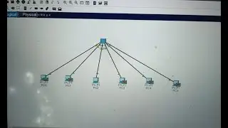 Establish LAN using HUB in CISCO PACKET TRACER.