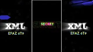Secrets 🤫 - Alight Motion New Trend Xml File By @goldentheme1983 ⬇️