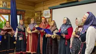 Духовно-поэтический концерт «Время радости настало» этностудии русской музыки «Посолонь»