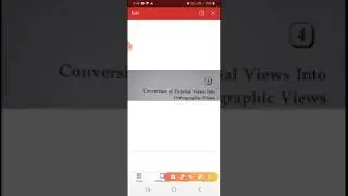 Conversion of pictorial views into orthographic views (introduction )