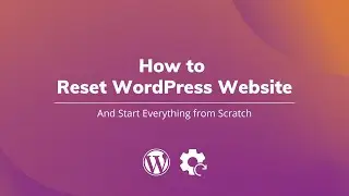 How to Reset WordPress Website  & Start Everything from Scratch | 