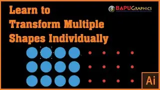 Learn to Transform Multiple Shapes Individually in Adobe Illustrator