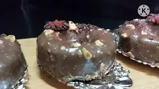 No bake chocolate donut cake || small bundt cake|| donut cake pop