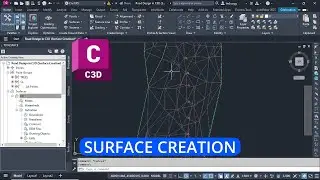 Road Design in Civil 3D - Part 4: Creating Existing Ground Surface (EG)