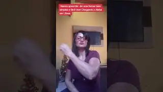 Aprenda  de uma forma bem simples e fácil,  em Libras- Vem Chegando  o Natal  (Aline  Barros)🎄🎅