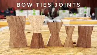 The process of making a bow tie. Woodworking. DIY.