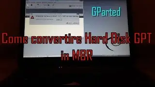 Convertire Hard Disk GPT in MBR per installare Windows 7