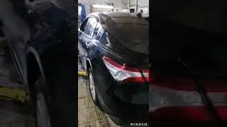 Toyota Camry 2020. Automatic transmission oil change. Oil and filter change.