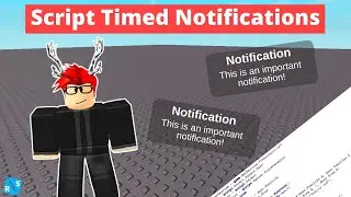 Roblox Scripting Tutorial: How to Script Timed Notifications