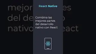 Con React Native puedes crear aplicaciones móviles utilizando JavaScript o TypeScript con React