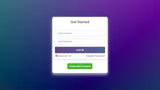 How to Create Simple Login Form in HTML and CSS | Login Form Design