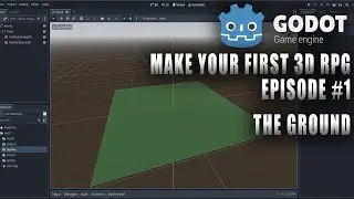 MAKE YOUR FIRST 3D RPG IN GODOT #1 | THE GROUND