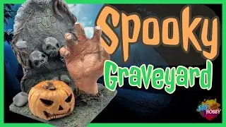 Sculpting Spooky Graveyard | SCP-2679 | Halloween Special | Graveyard Horror | Timelapse